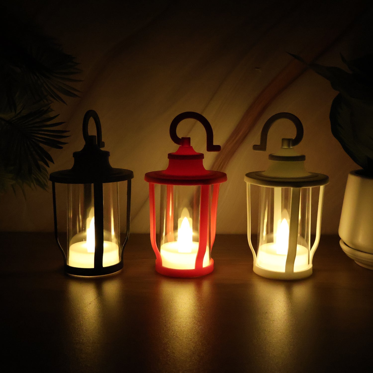 Decorative Lantern Shaped Flameless LED Candles (12 Pc) Decorative Lantern Shaped Flameless LED Candles (12 Pc)